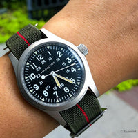 Marine Nationale Strap in Olive Red