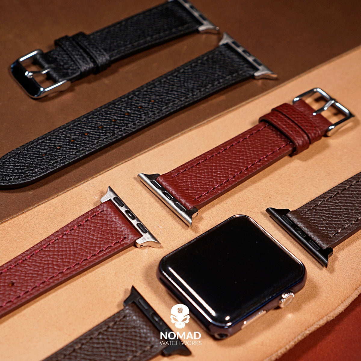 Apple Watch Emery Epsom Leather Strap