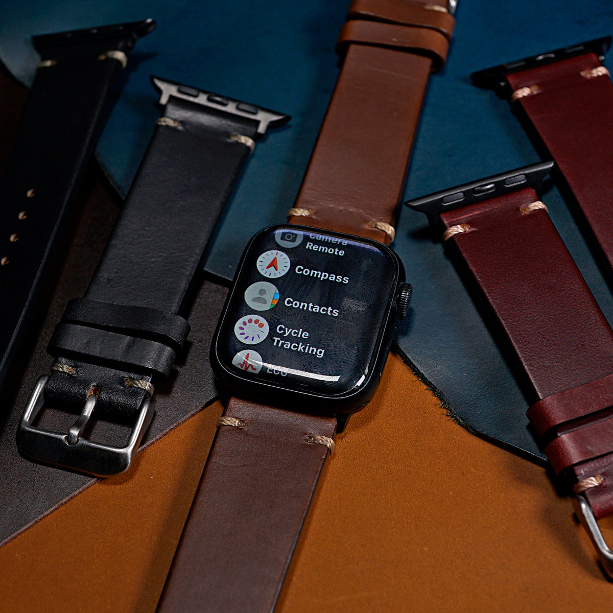 Vintage Horween Leather Strap in Chromexcel® Brown (Apple Watch)