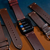 Vintage Horween Leather Strap in Chromexcel® Burgundy (Apple Watch)
