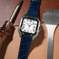 Custom Watch Strap for Cartier Santos de Cartier/ Santos 100