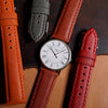 Premium Saffiano Leather Strap in Brown