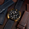 Ammo Horween Leather Strap in Chromexcel® Black