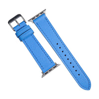 Dress Epsom Leather Strap in Blue (Apple Watch)