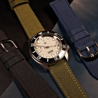 Canvas Watch Strap in Olive