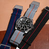 Marine Nationale Strap in Grey Orange