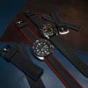 Performax N1 Hybrid Strap in Black with Red stitching