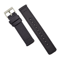 Quick Release Canvas Watch Strap in Grey