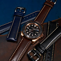 Quick Release Classic Leather Watch Strap in Brown