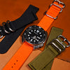 Two Piece Heavy Duty Zulu Strap in Orange