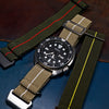 Marine Nationale Strap in Khaki White