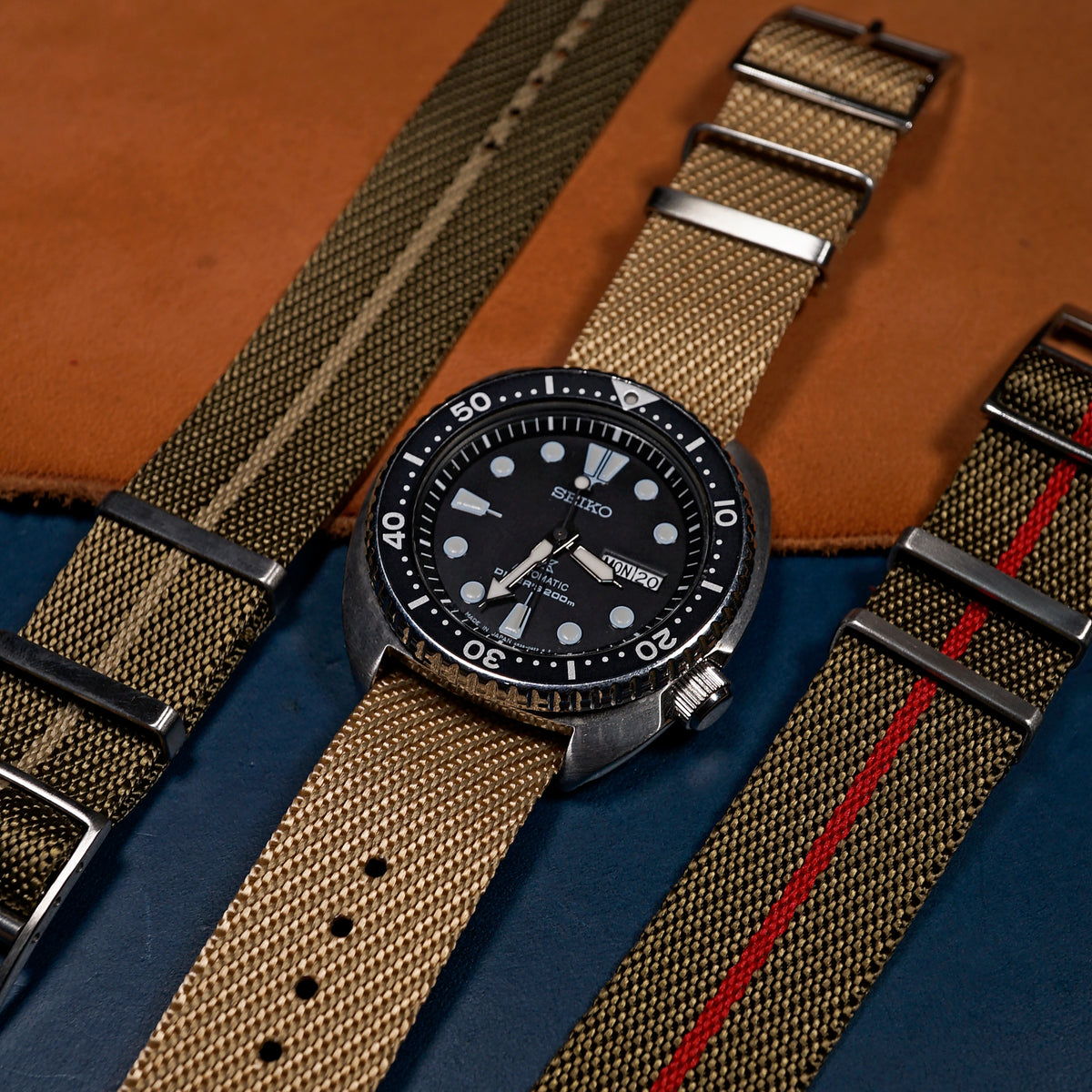 Lux Single Pass Strap in Khaki