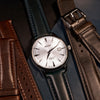 M3 Smooth Leather Watch Strap in Navy