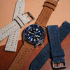 Premium Rally Suede Leather Watch Strap in Tan