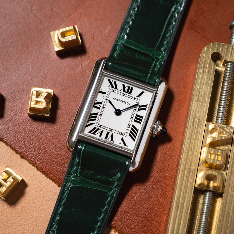 Custom Watch Strap for Cartier Tank