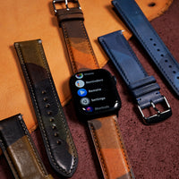 Classic LPA Camo Leather Strap in Sand Camo (Apple Watch)