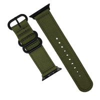 Apple Watch Nylon Zulu Strap in Olive