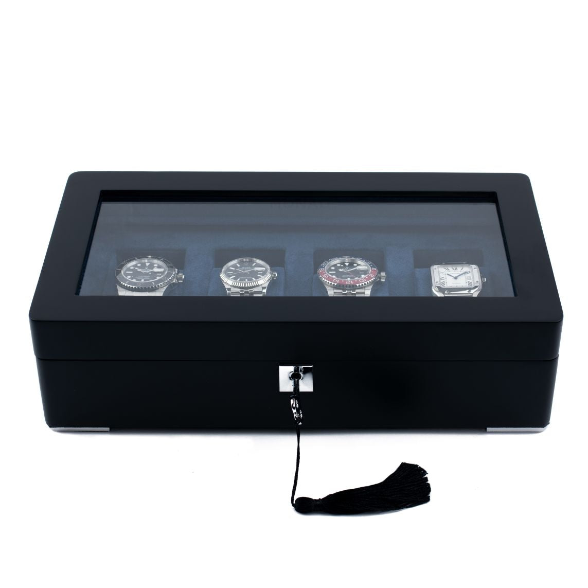 Monad Legacy Black Watch Box in Navy (4 Slots)