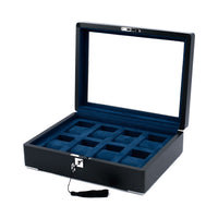 Monad Legacy Black Watch Box in Navy (8 Slots)