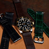 Alligator Leather Watch Strap in Brown (Non-Glossy)