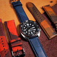 Classic LPA Camo Leather Strap in Blue Camo