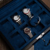 Monad Legacy Black Watch Box in Navy (8 Slots)