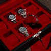 Monad Legacy Black Watch Box in Red (8 Slots)