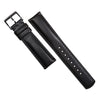 M3 Smooth Leather Watch Strap in Black