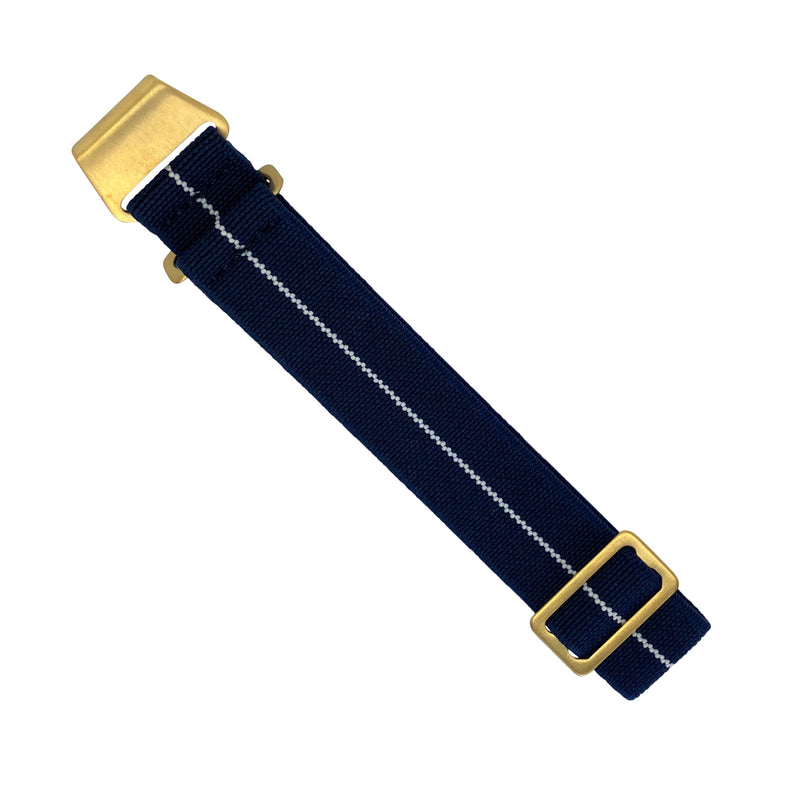 Marine Nationale Strap in Navy White