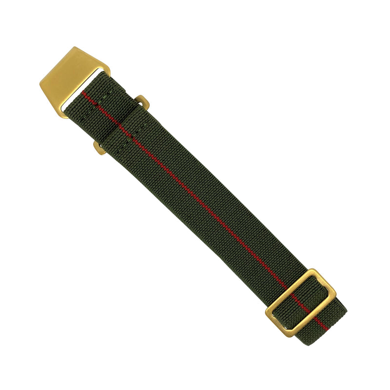 Marine Nationale Strap in Olive Red