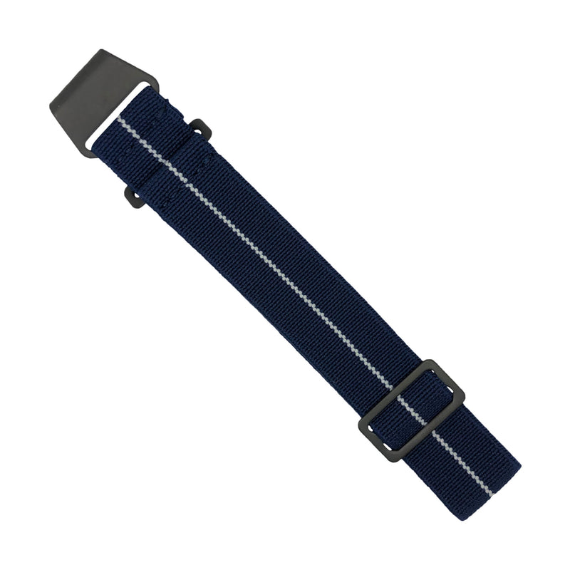 Marine Nationale Strap in Navy White