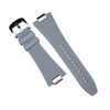 Waffle FKM Rubber Strap in Grey for Tissot PRX