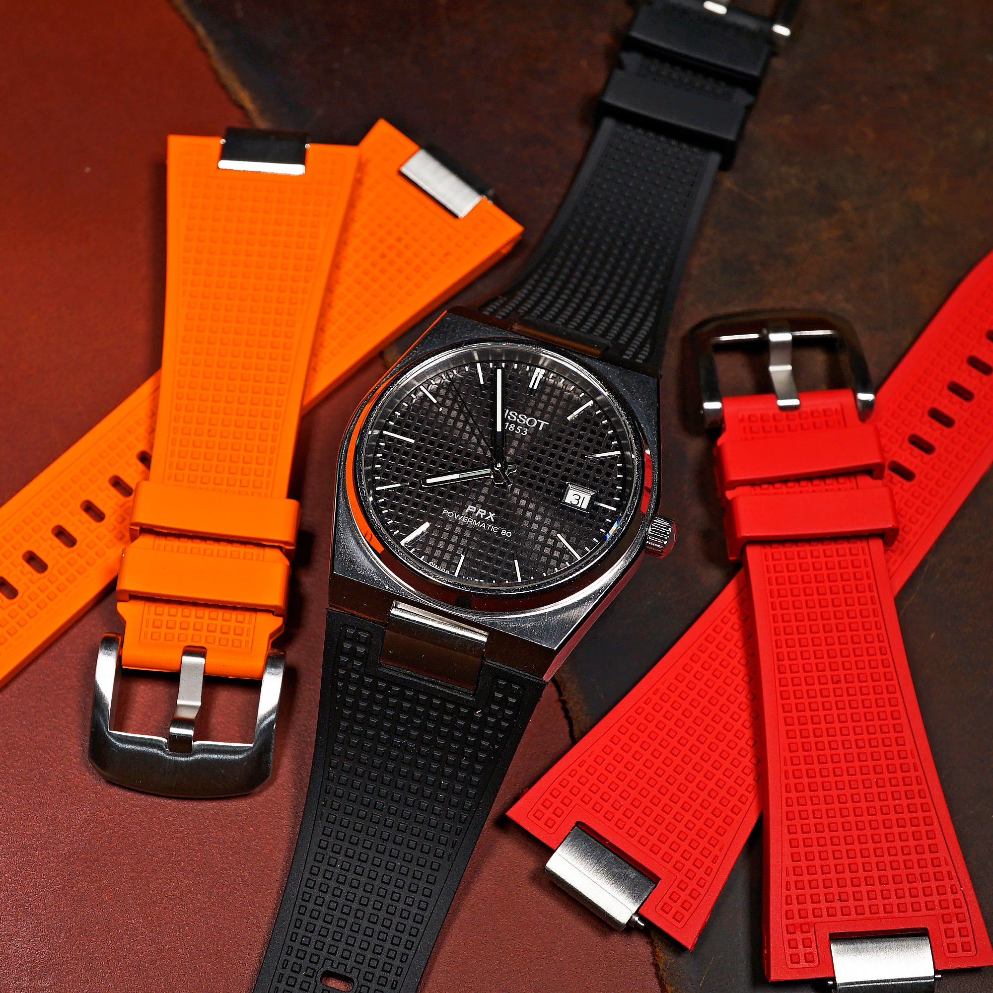 tissot prx powermatic 80 straps