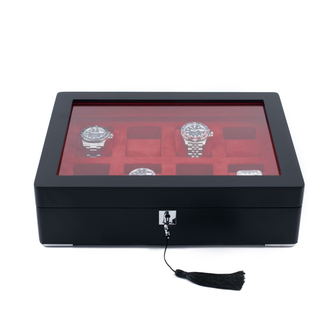 Monad Legacy Black Watch Box in Red (8 Slots)