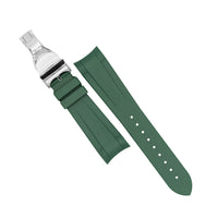 Curved End Rubber Strap for Tudor Black Bay 41/GMT/Chrono in Green (22mm)