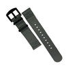 Two Piece Seat Belt Nato Strap in Grey