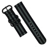 Two Piece Heavy Duty Zulu Strap in Black Grey (James Bond)