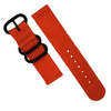 Two Piece Heavy Duty Zulu Strap in Orange