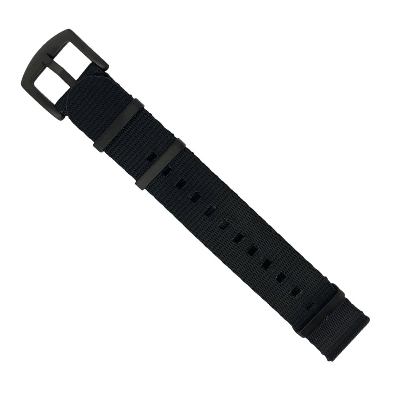 Seat Belt Nato Strap in Black