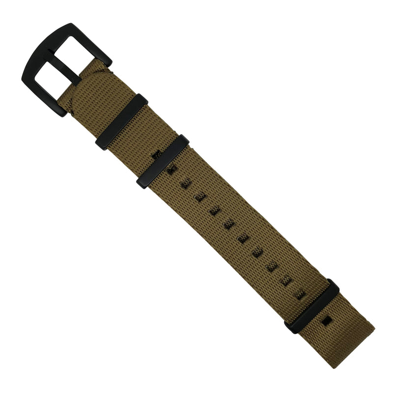 Seat Belt Nato Strap in Khaki