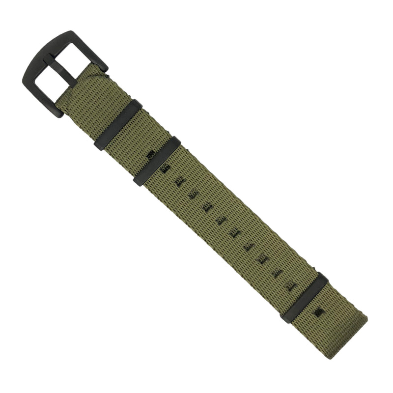 Seat Belt Nato Strap in Olive