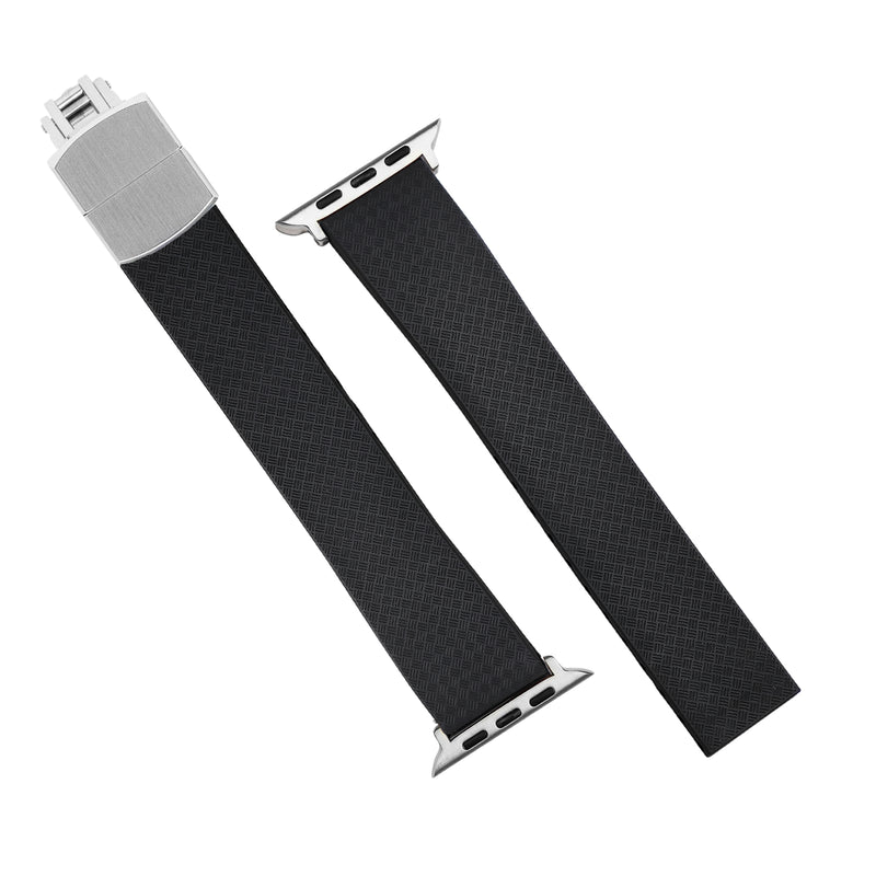 CTS Tropik FKM Rubber Strap in Black (Apple Watch)