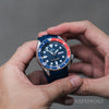 StrapXPro Curved End Rubber Strap for Seiko SKX/5KX in Navy (22mm)