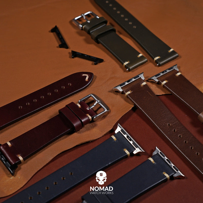 Vintage Horween Leather Strap in Chromexcel® Tan (Apple Watch)