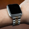 Jubilee Metal Strap in Silver and Yellow Gold (Apple Watch)