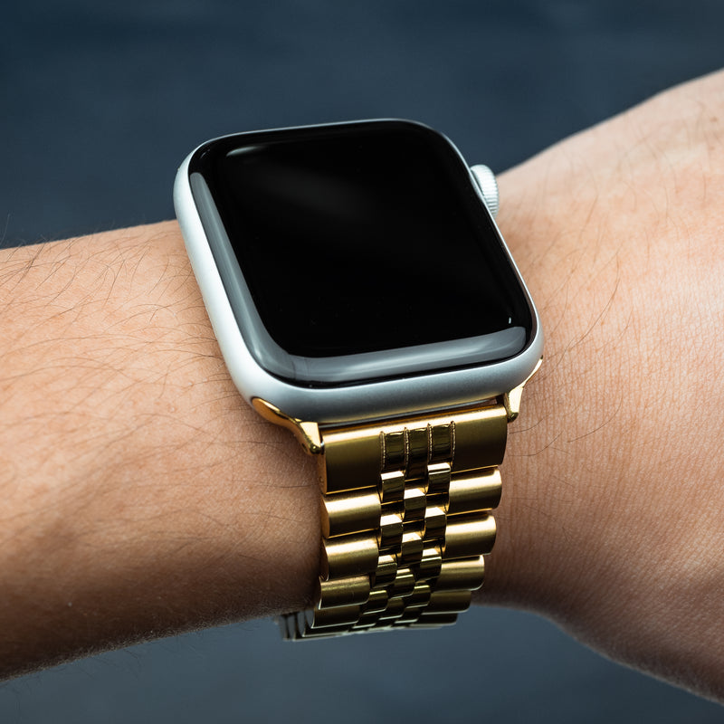 Jubilee Metal Strap in Yellow Gold (Apple Watch)