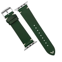 Vintage Buttero Leather Strap in Green (Apple Watch)