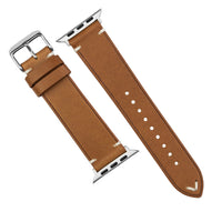 Vintage Buttero Leather Strap in Tan (Apple Watch)