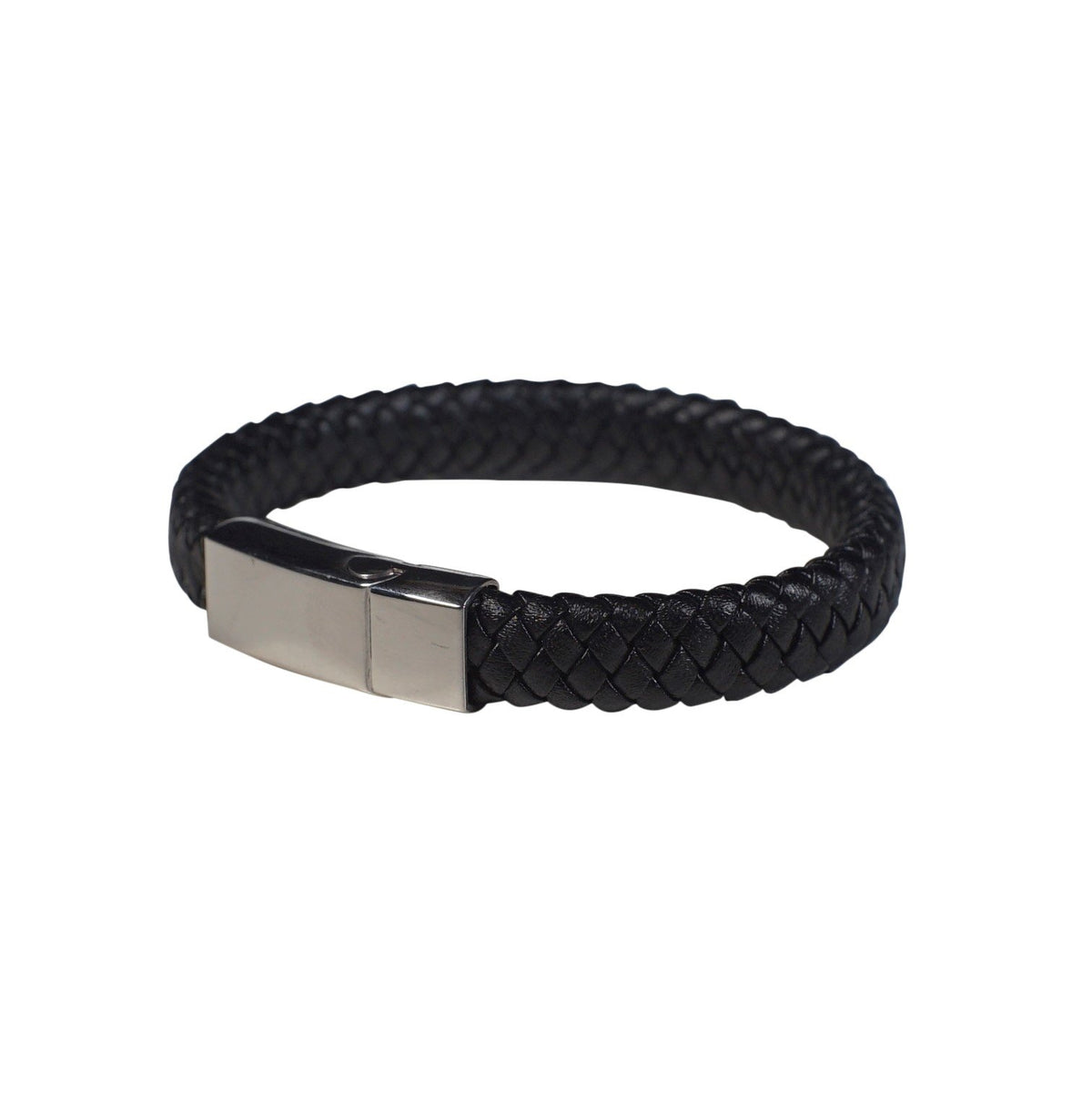 Chester Leather Bracelet in Black - Nomad watch Works