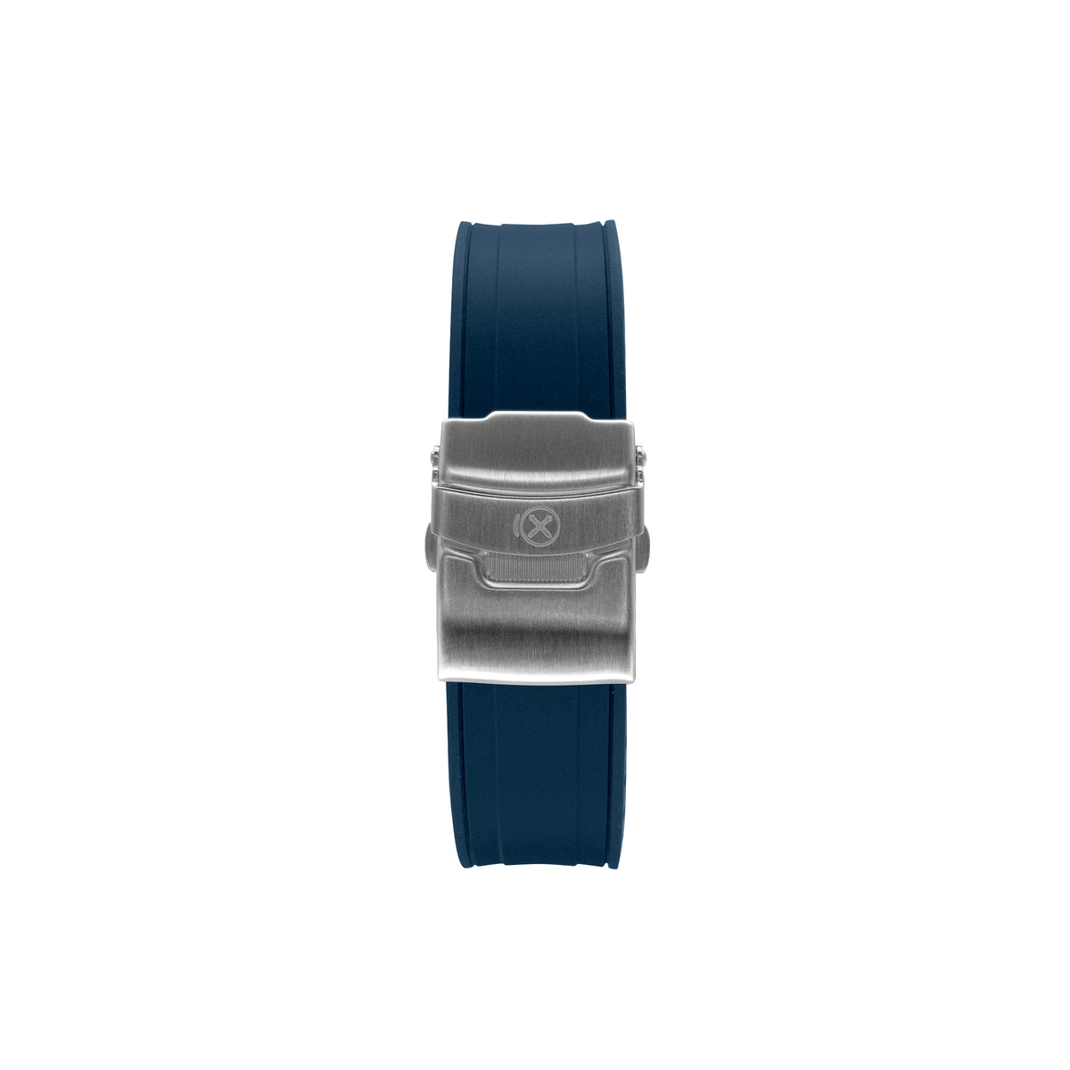 StrapXPro Curved End Rubber Strap for Seiko SKX/5KX in Navy (22mm)